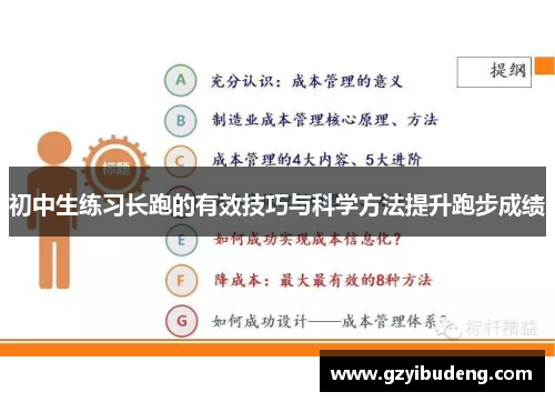 初中生练习长跑的有效技巧与科学方法提升跑步成绩